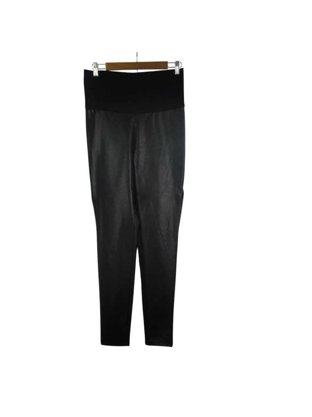 Hatch Faux Leather High-Waist Maternity Leggings Black Size S NEW Chic $180
